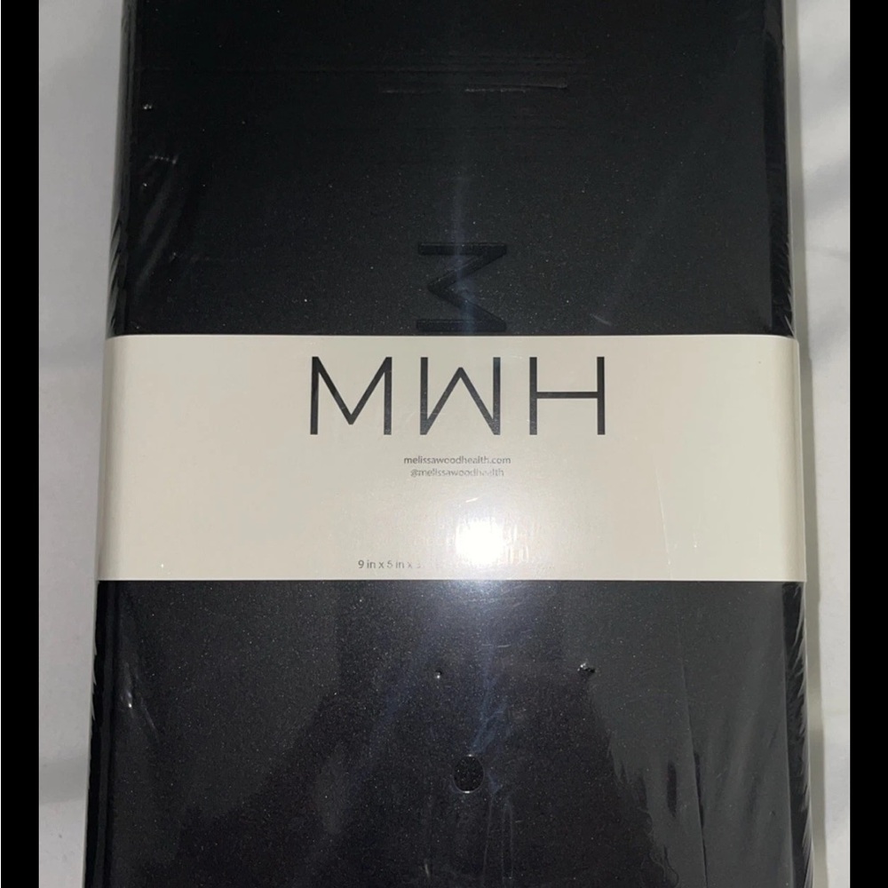 Melissa Wood Health MWH Black Yoga Block Durable Foam NEW